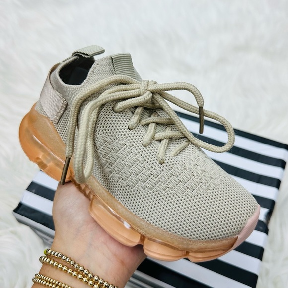 Other - Kids tan knit sneaker